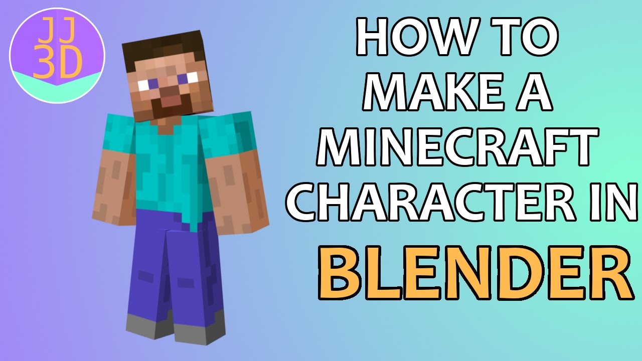 blender minecraft character model
